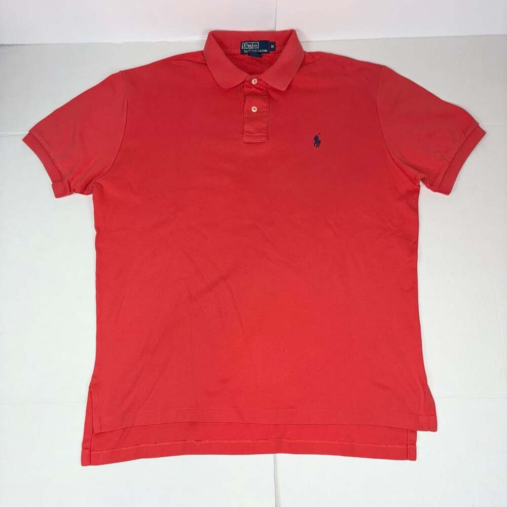 Polo Ralph Lauren Men's Red Short Sleeve Cotton Polo Shirt Size M